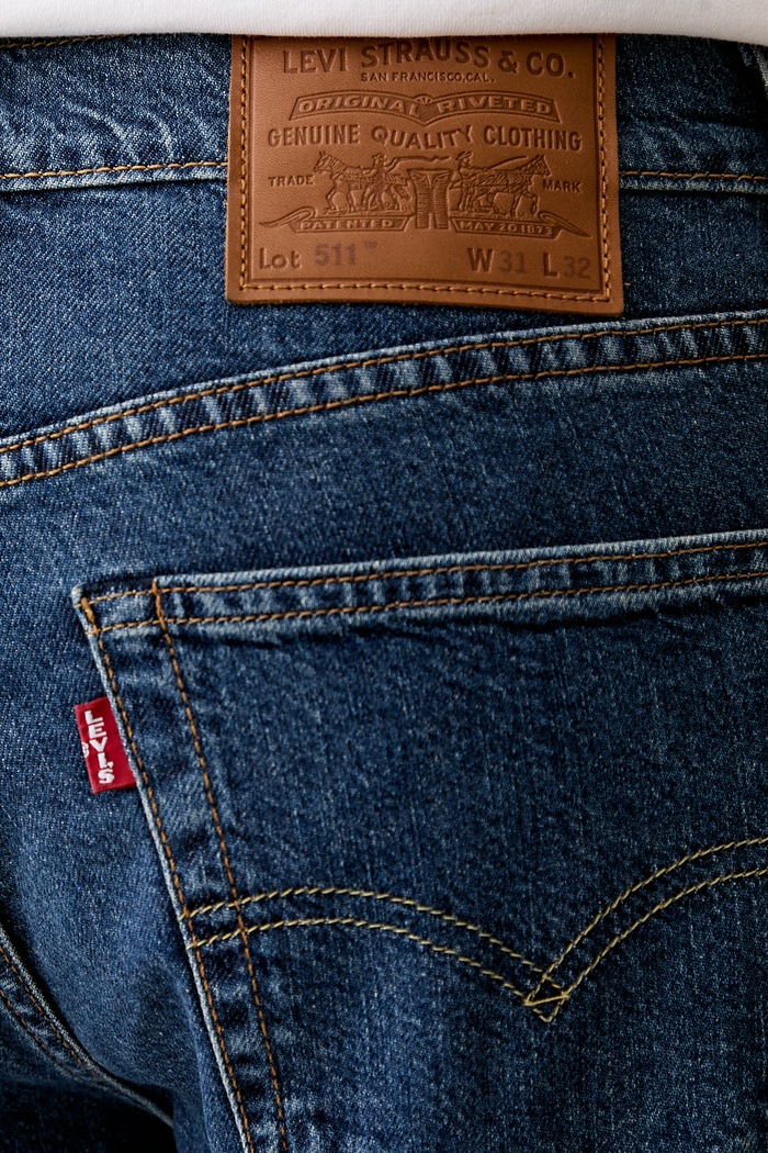 Levi's jeansy slim fit męskie 511™ SLIM niebieski 04511