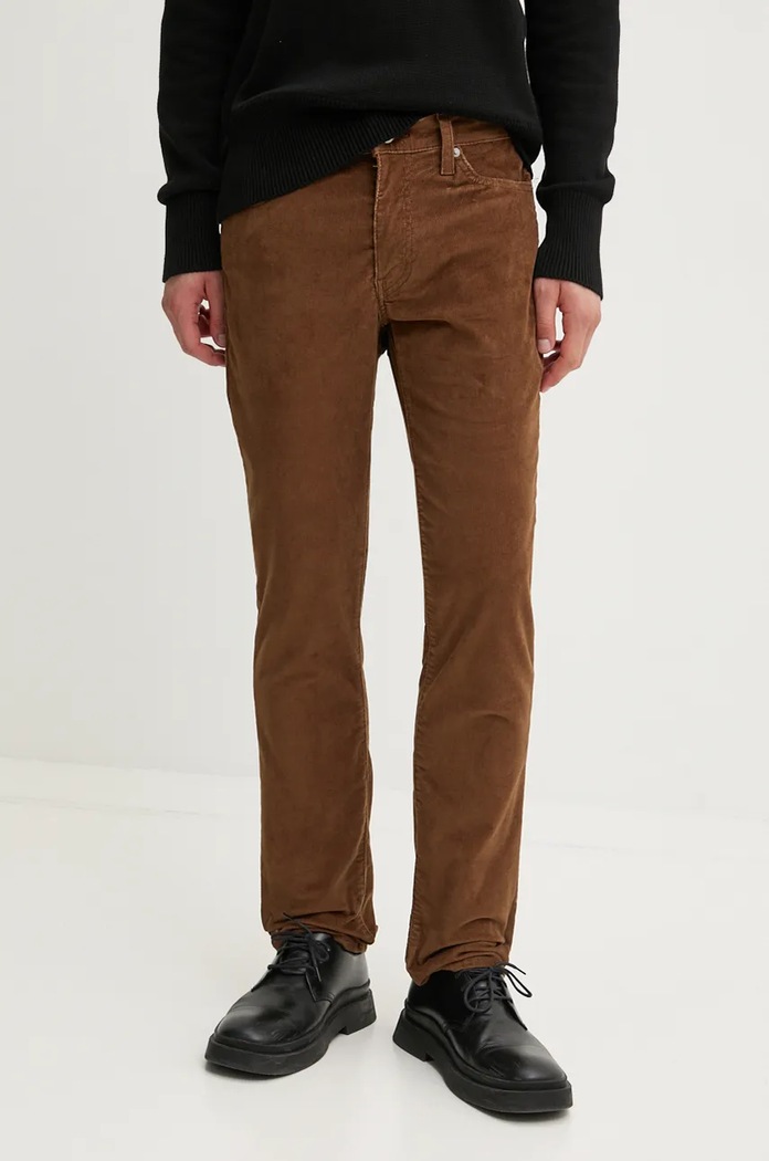 Levi's jeansy slim fit męskie 511™ SLIM brązowy 04511