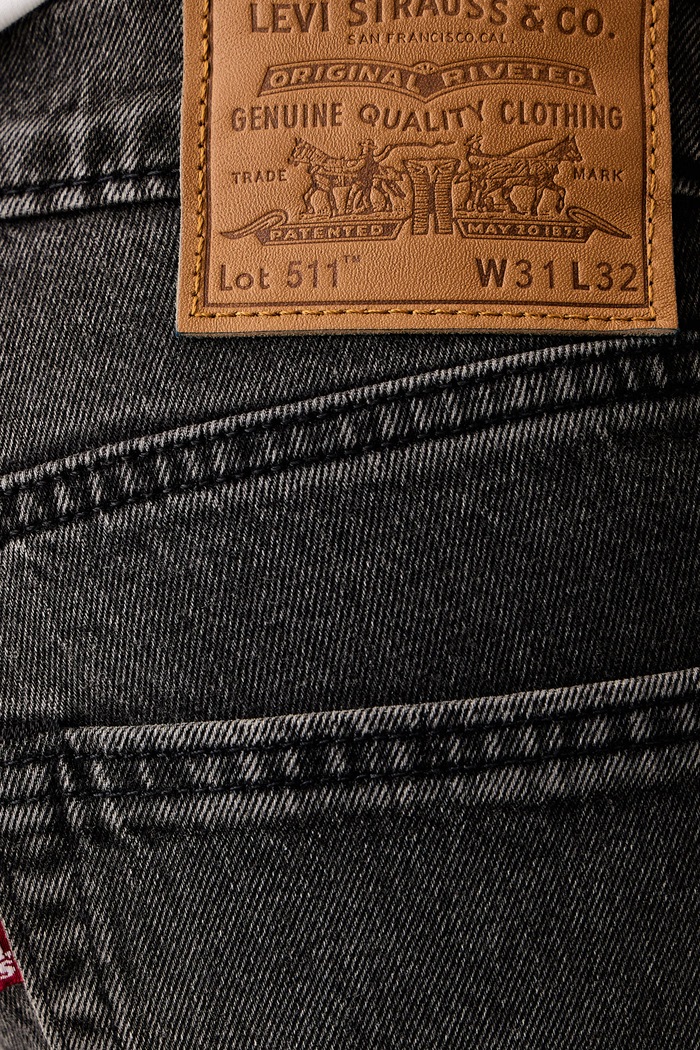 Levi's slim fit džíny pánské 511™ SLIM šedá 04511