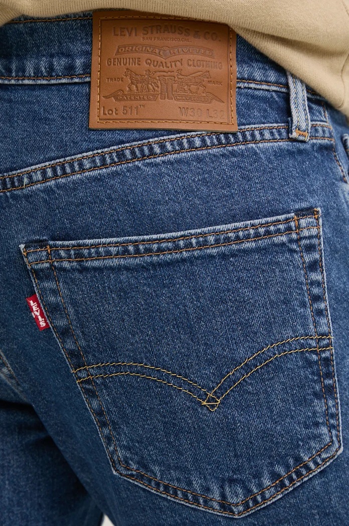 Levi's дънки slim fit мъжки 511™ SLIM син 04511