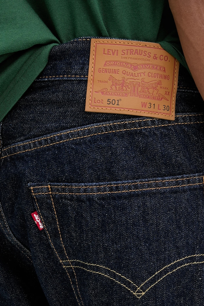 Levi's - Дънки Onewash Regular Fit 501® LEVIS®ORIGINAL тъмносин 00501.0101.