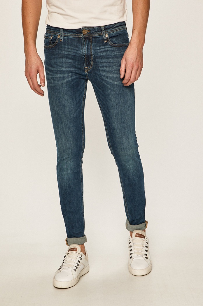 Jack & Jones - Jeansy Liam granatowy 12166854