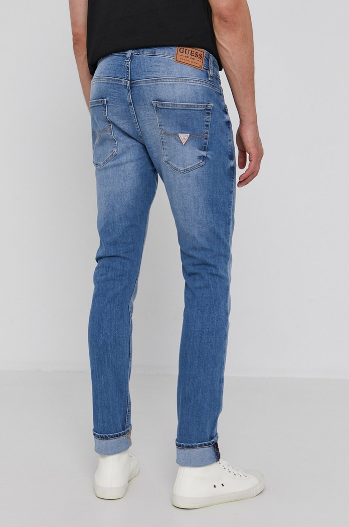 Odzież Guess Jeansy M1YA27.D4GV6 niebieski