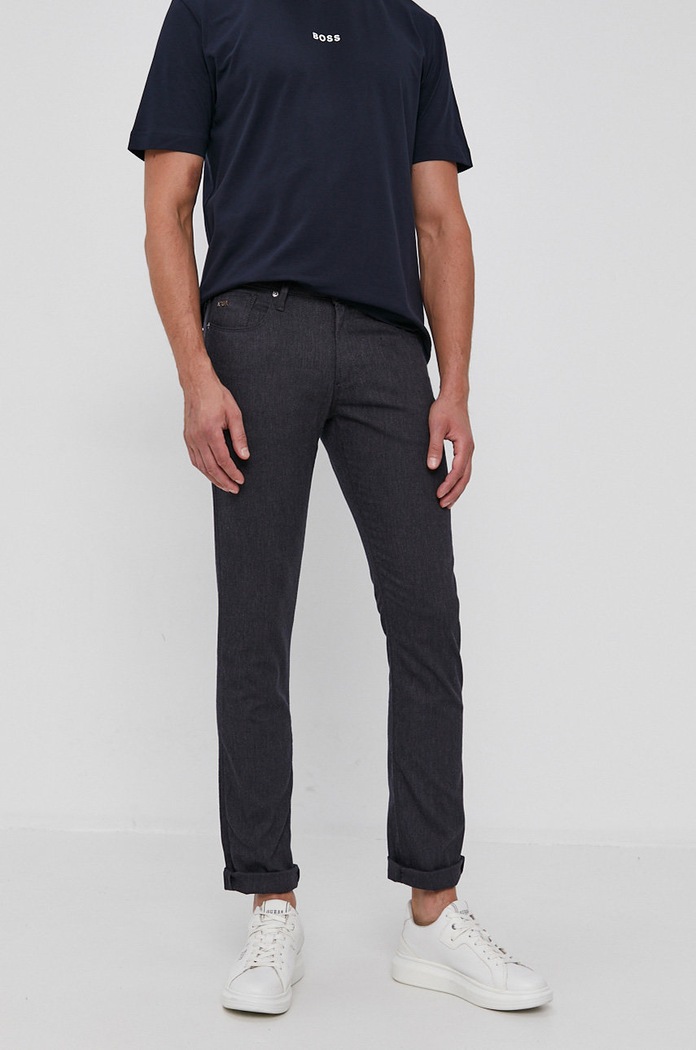 Nohavice Emporio Armani tmavomodrá 8N1J06.1NF5Z