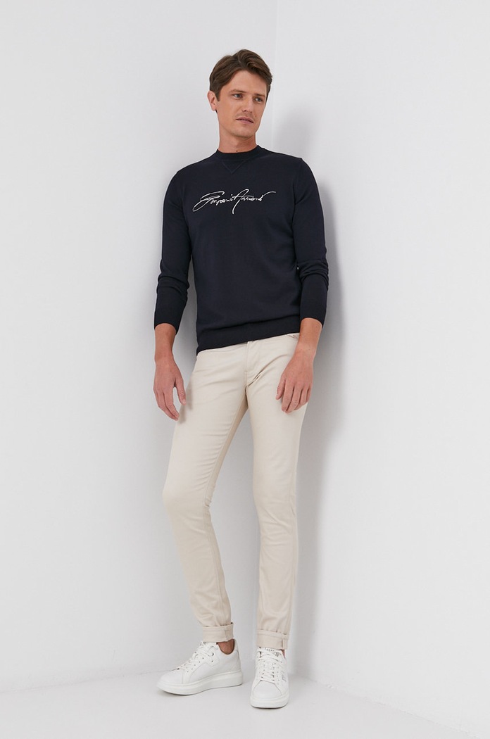 Emporio Armani jeansy 8N1J06.1NJ9Z beżowy AA00