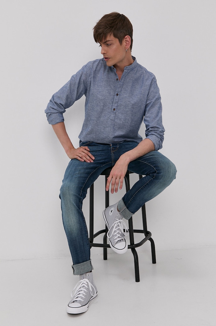 Jack & Jones Jeansy granatowy 12133074
