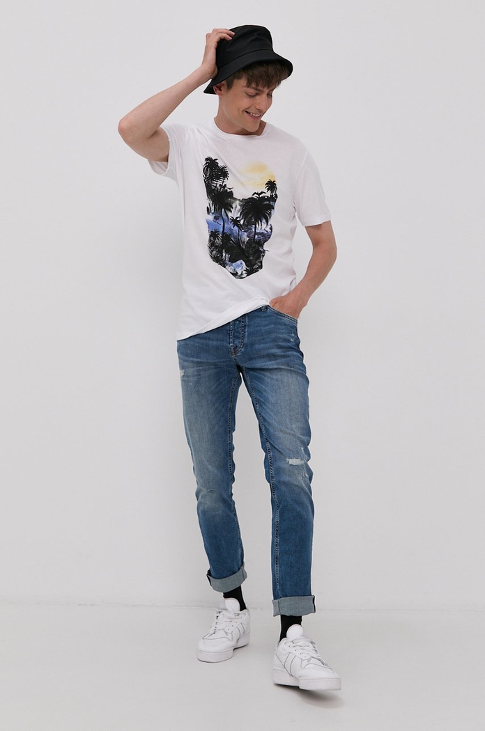 Jack & Jones Jeansy 12168932 niebieski AA00