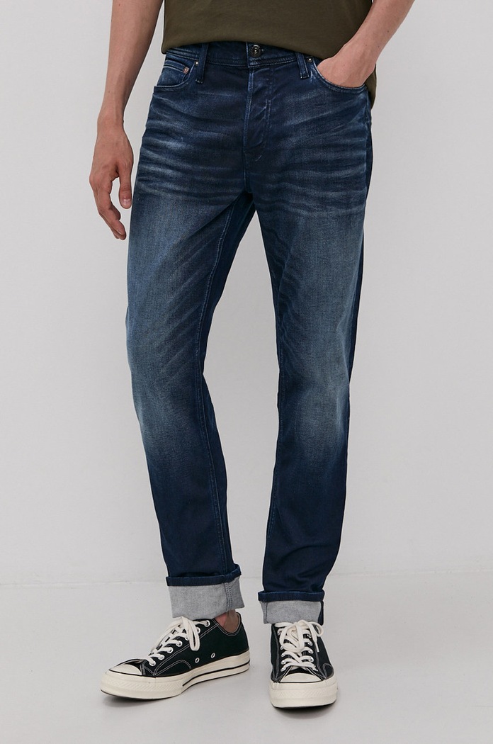 Džíny Jack & Jones 12181055 námořnická modř AA00