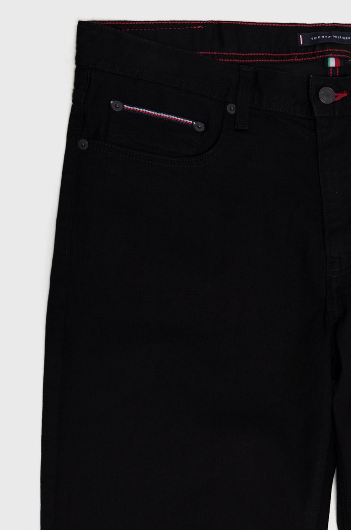 Ρούχα Τζιν παντελόνι Tommy Hilfiger MW0MW15595.NOS μαύρο