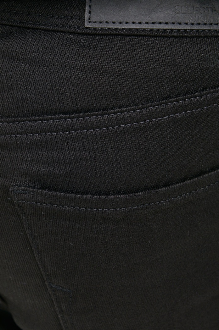 Selected Homme jeansy czarny 16086554.BlackDenim
