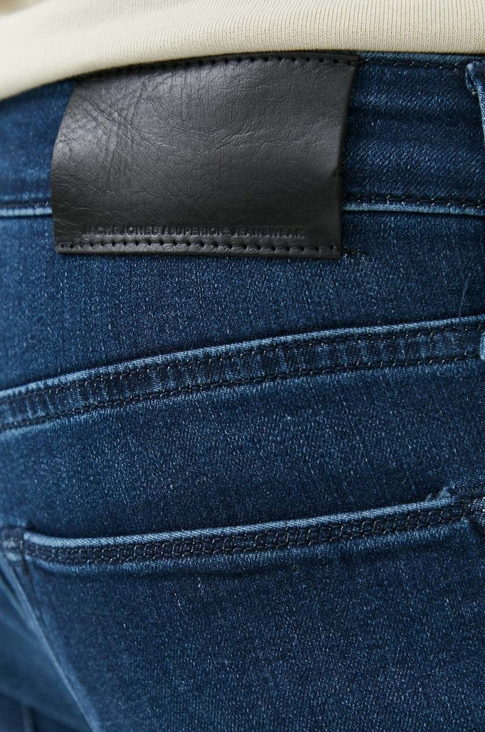 Jack & Jones jeansy Liam granatowy 12219115.BlueDenim