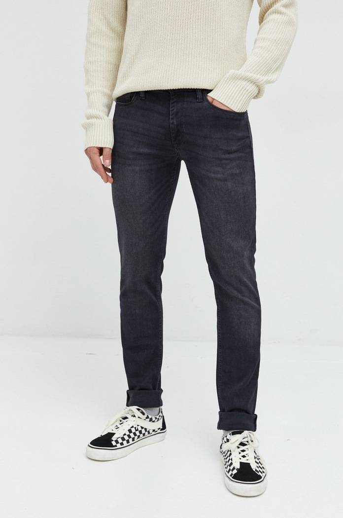 Kavbojke Jack & Jones Liam Evan črna 12217080.BlackDenim