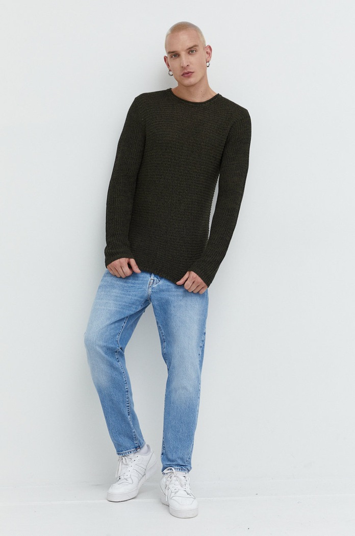 Jack & Jones Jeansy JJIFRANK niebieski 12219565.BlueDenim