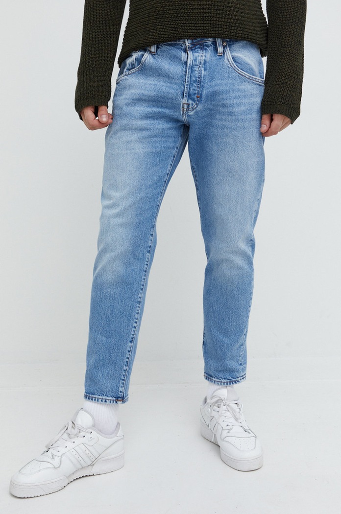 Jack & Jones Jeansy JJIFRANK 12219565.BlueDenim niebieski AA00