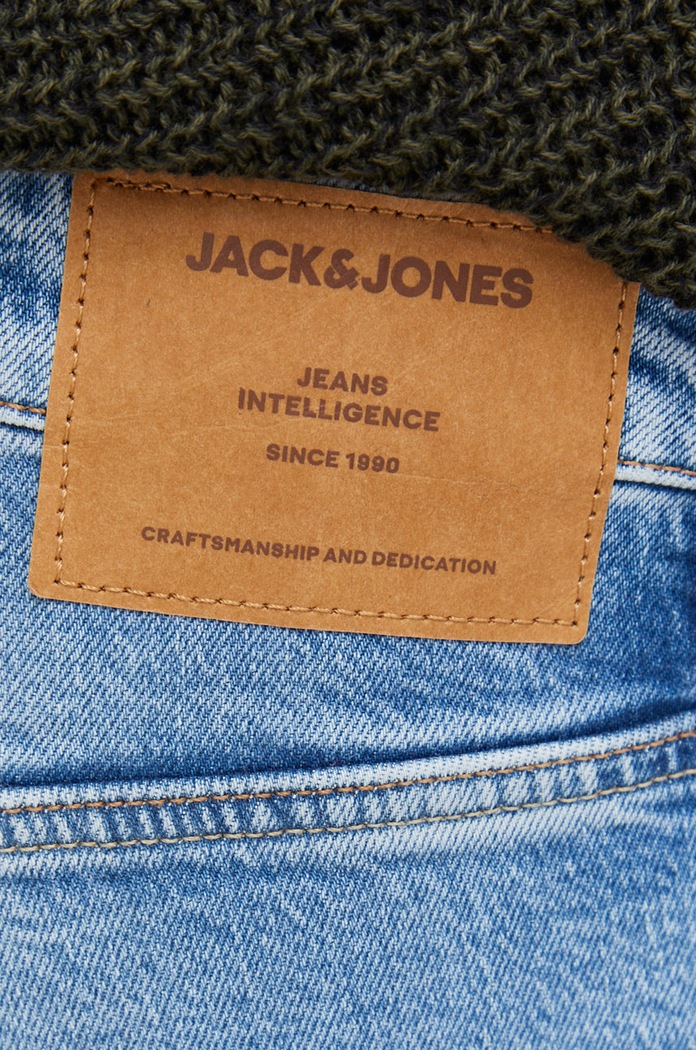 Jeansy JJIFRANK Jack & Jones 12219565.BlueDenim niebieski