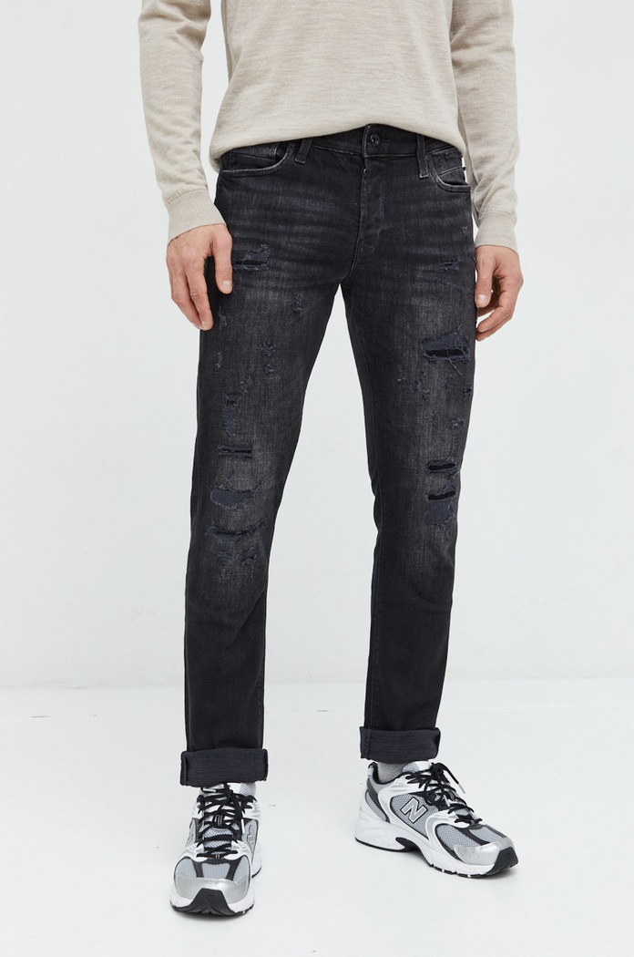 Jack & Jones jeansy Glenn Blair czarny 12219593.BlackDenim