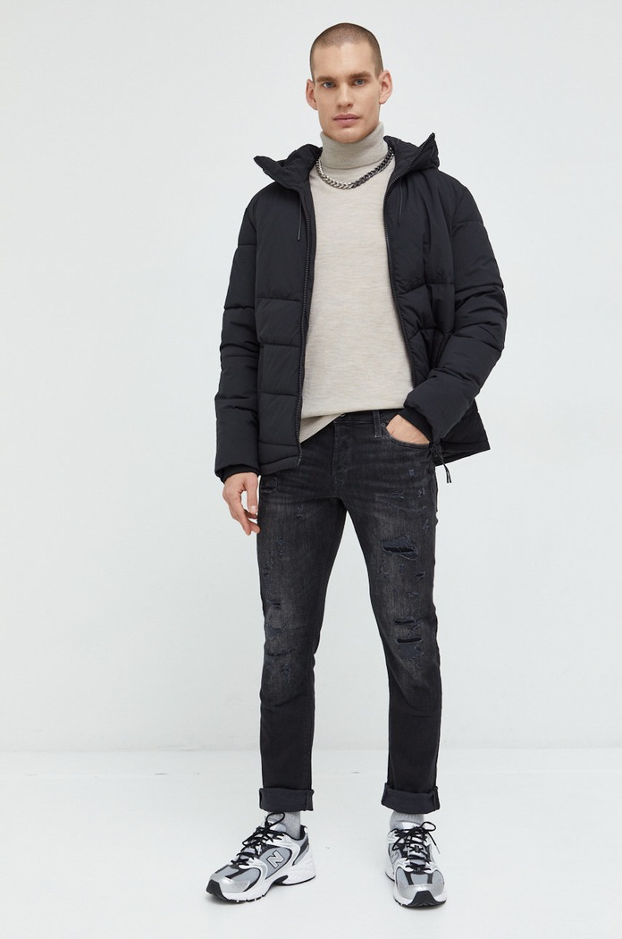 Jack & Jones jeansy Glenn Blair 12219593.BlackDenim czarny AA00