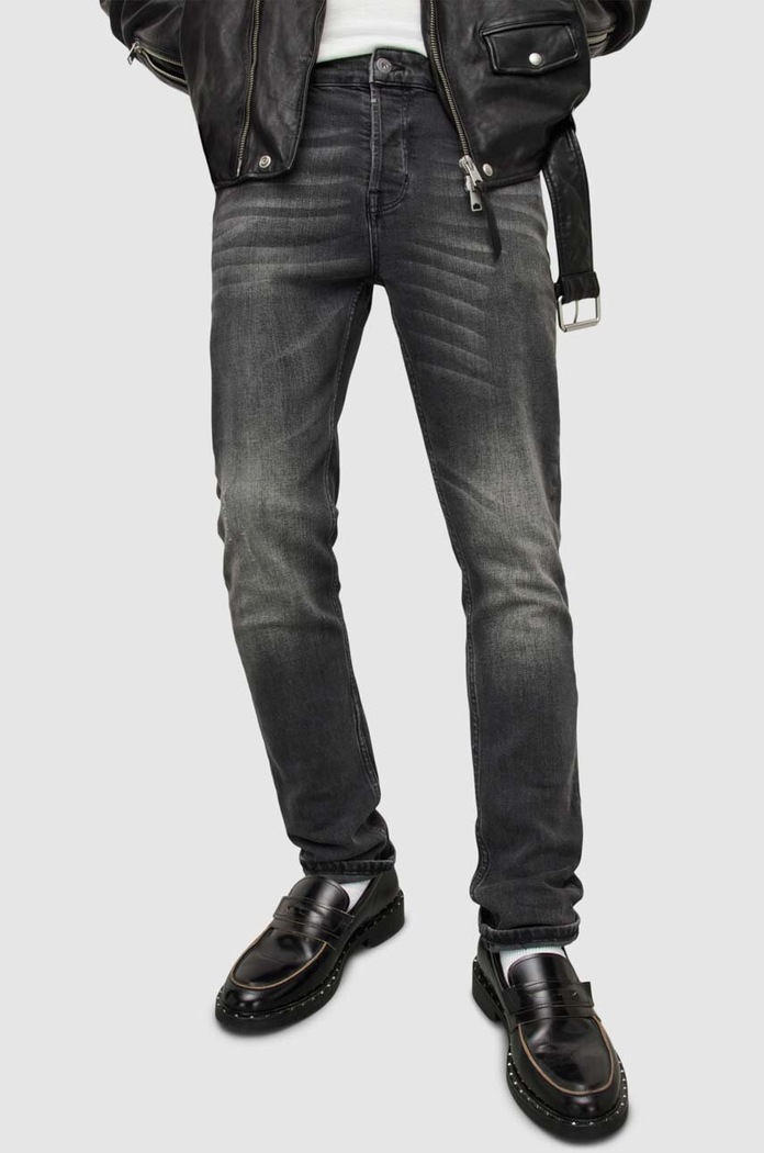 AllSaints jeansy CIGARETTE czarny ME063W