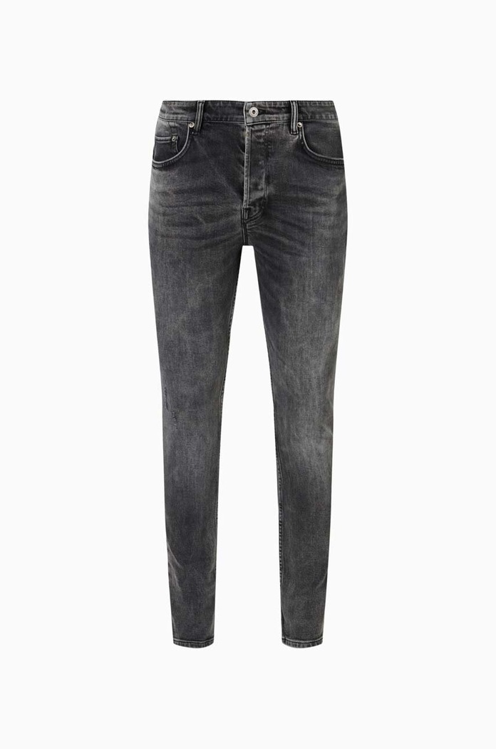 AllSaints jeansy CIGARETTE ME063W czarny