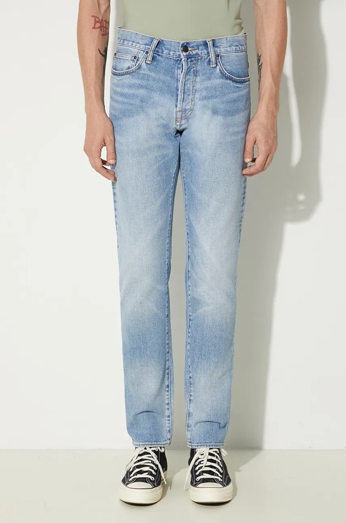 Carhartt WIP cotton jeans blue I029207.01WI