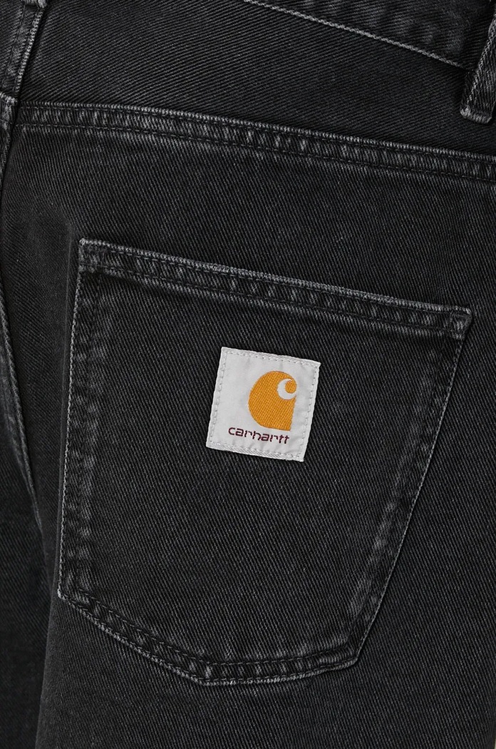 Oblečení Džíny Carhartt WIP I029208.BLACK.STON černá