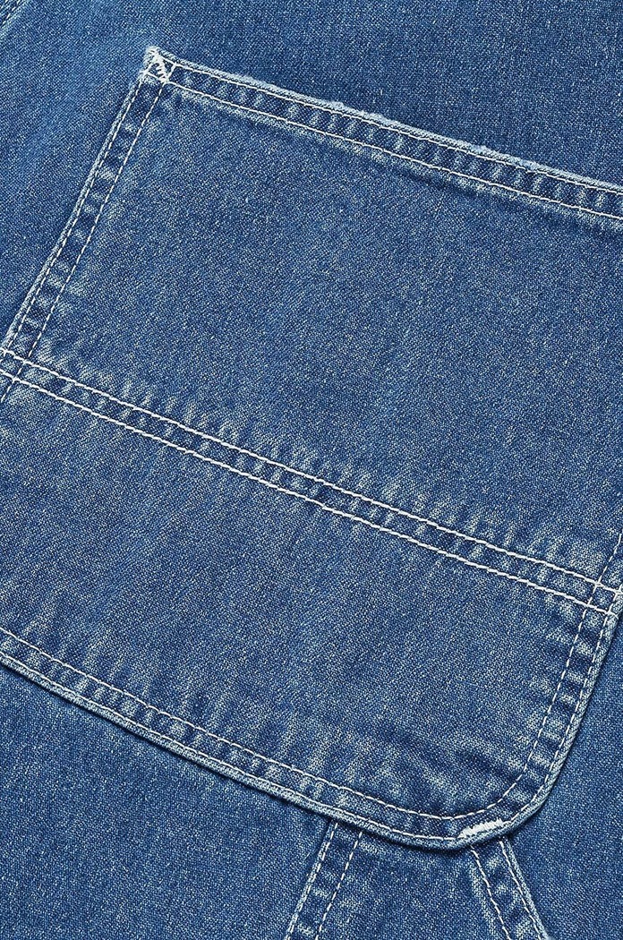 Бавовняний комбінезон Carhartt WIP Bib Overall I022946 блакитний