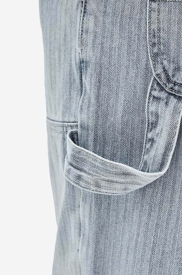 Džíny Guess Herringbone Panel Carpenter M3GG80.D4ZW0 modrá