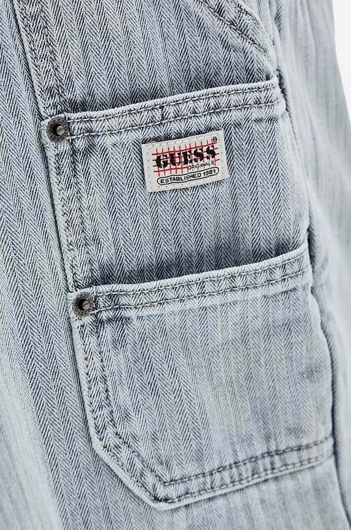 Džíny Guess Herringbone Panel Carpenter M3GG80.D4ZW0