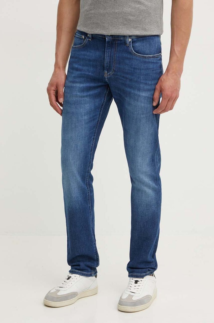 Rifle Calvin Klein Jeans modrá J30J323686