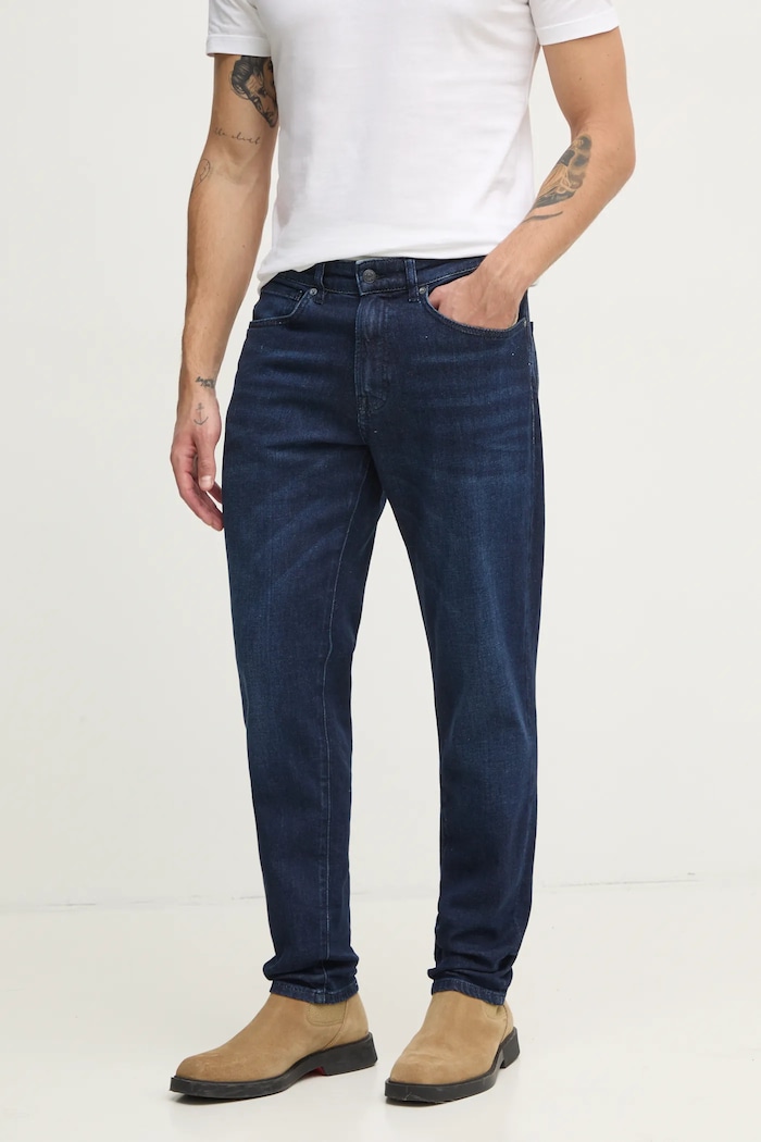 BOSS Orange Jeansy ONYX BO granatowy 50533707