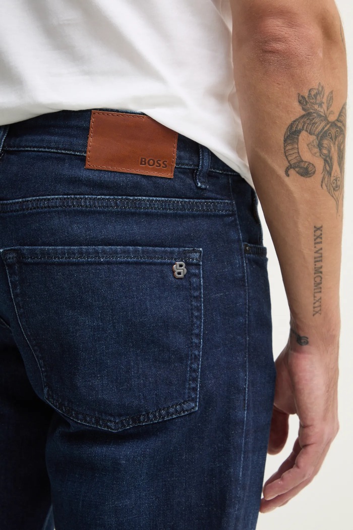 Jeansy ONYX BO BOSS Orange 50533707 granatowy