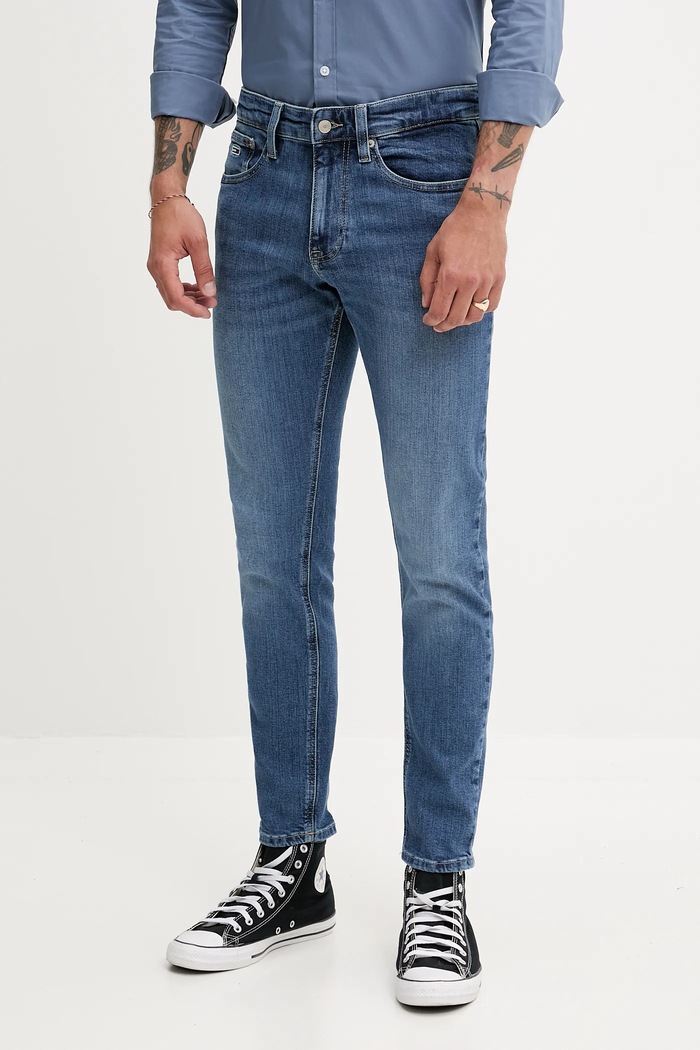 Tommy Jeans jeansy niebieski DM0DM21053
