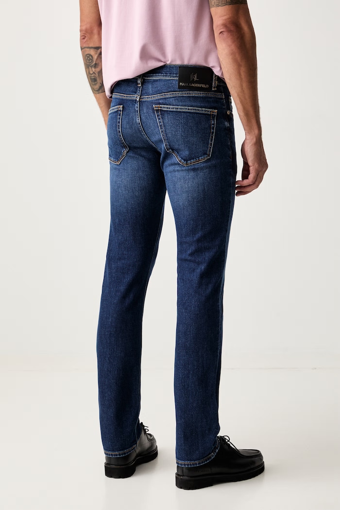 Odzież Karl Lagerfeld jeansy regular męskie KL-JACK 500890.265501 granatowy