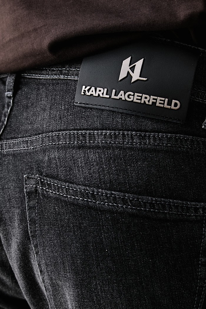 Karl Lagerfeld jeansy regular męskie KL-JACK czarny 500843.265501