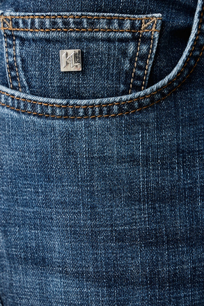 Jeansy bootcut męskie KL-JACK Karl Lagerfeld 500879.265501 granatowy