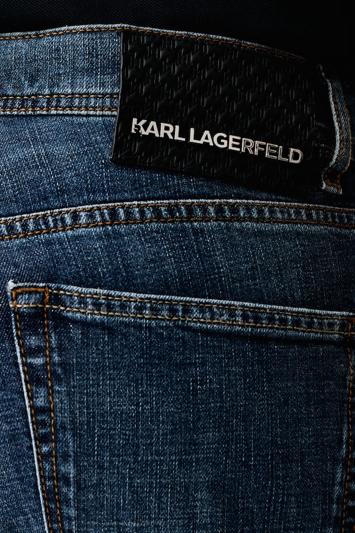 Jeansy bootcut męskie KL-JACK Karl Lagerfeld granatowy 500879.265501