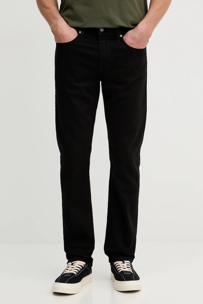 Levi's farmer 502™ TAPER fekete 29507.0001