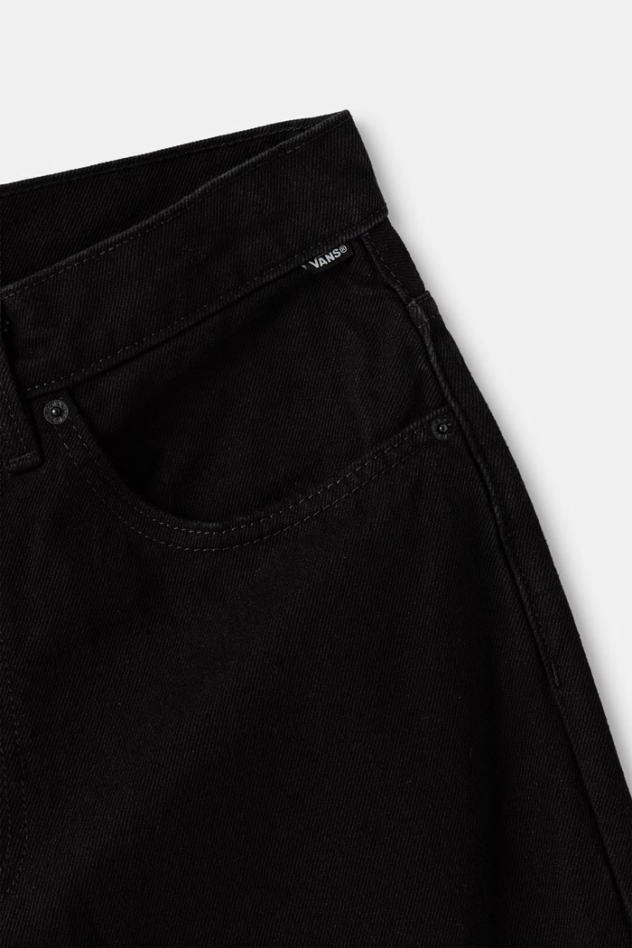 Ρούχα Vans τζιν relaxed fit Ανδρικά VN000PQHBLK1 μαύρο