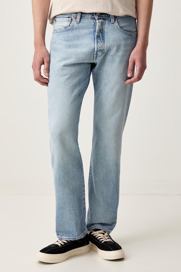 Levi's jeansy relaxed fit męskie 501® RELAXED niebieski 0057V.0003