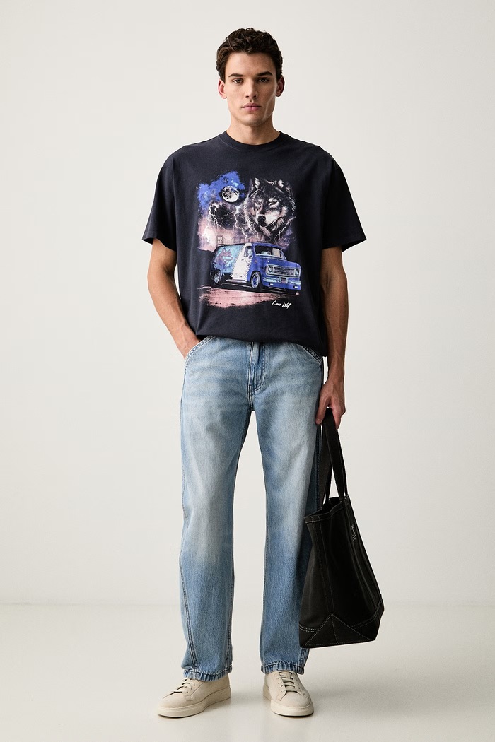 Levi's jeansy barrel męskie BAGGY BARREL 0057O niebieski AA00