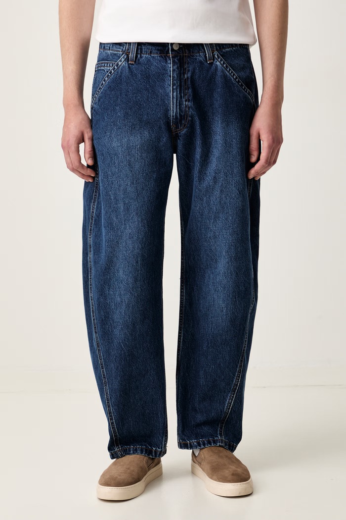 Levi's barrel traperice za muškarce BAGGY BARREL plava 0057O
