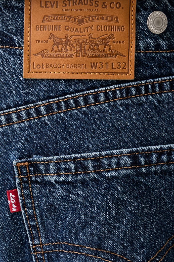 Levi's barrel traperice za muškarce BAGGY BARREL plava 0057O