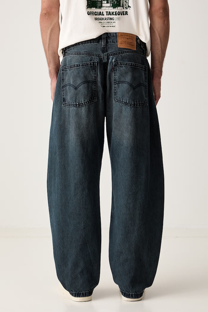 Ρούχα Levi's barrel Ανδρικά BAGGY BARREL 0057O μπλε