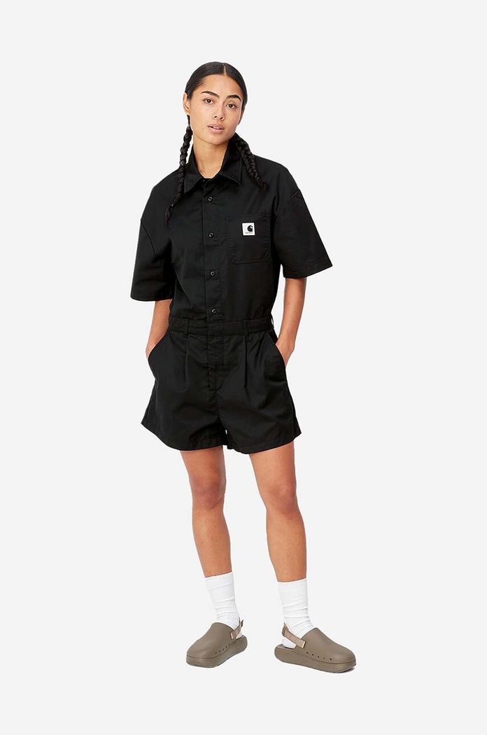 Carhartt WIP denim jumpsuit I032070 black