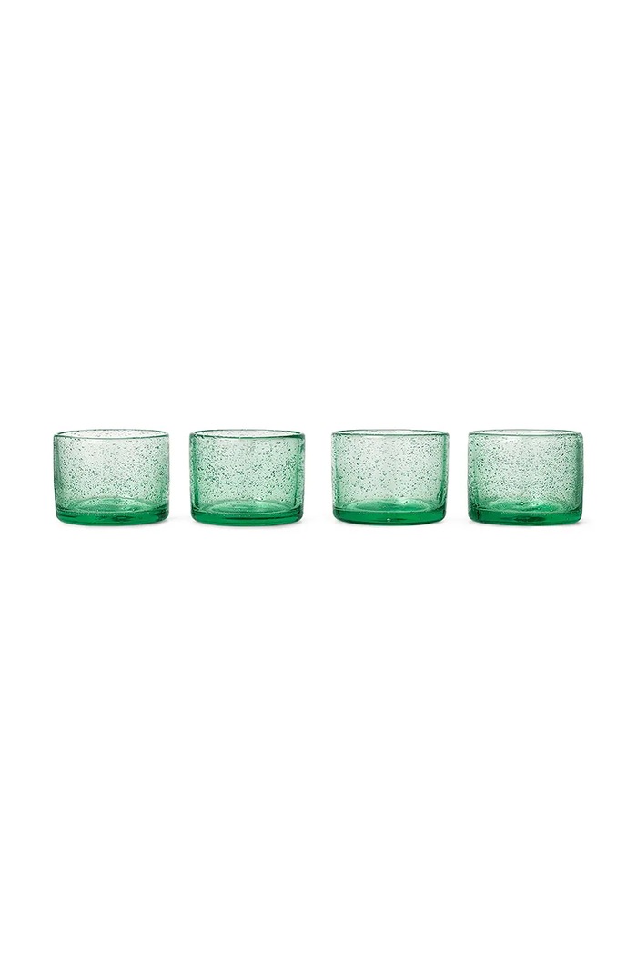 Čaša ferm LIVING Oli 110 ml 1104265515 zelena AA00