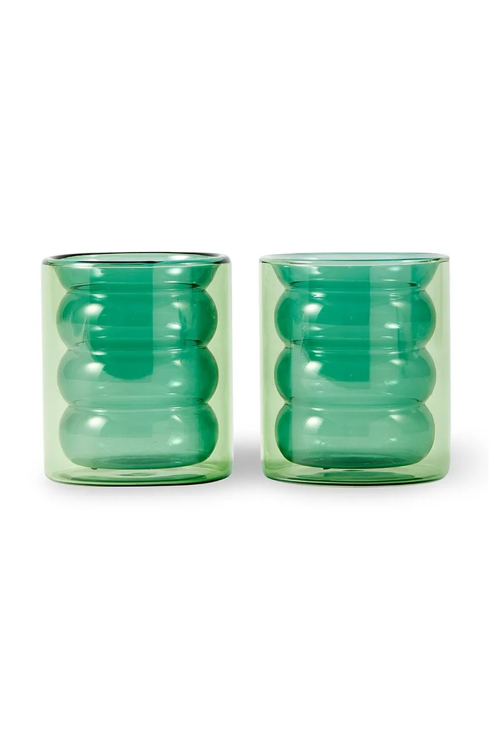 POLSPOTTEN sticlă 250 ml 2-pack turcoaz 140.230.199