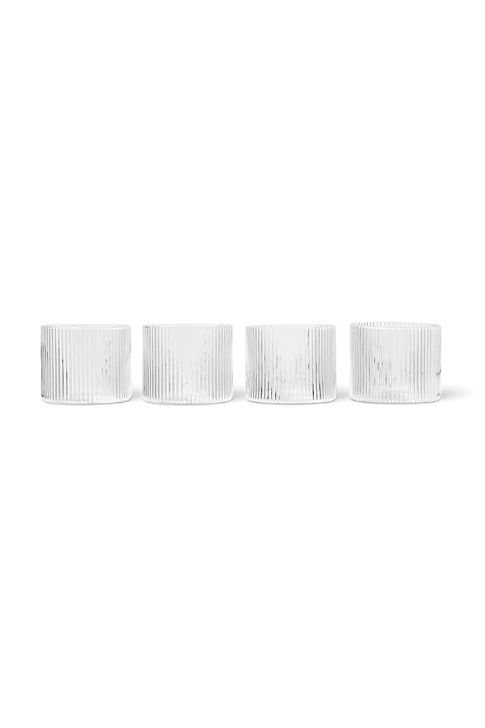 ferm LIVING pahar 4-pack transparent 1104264664