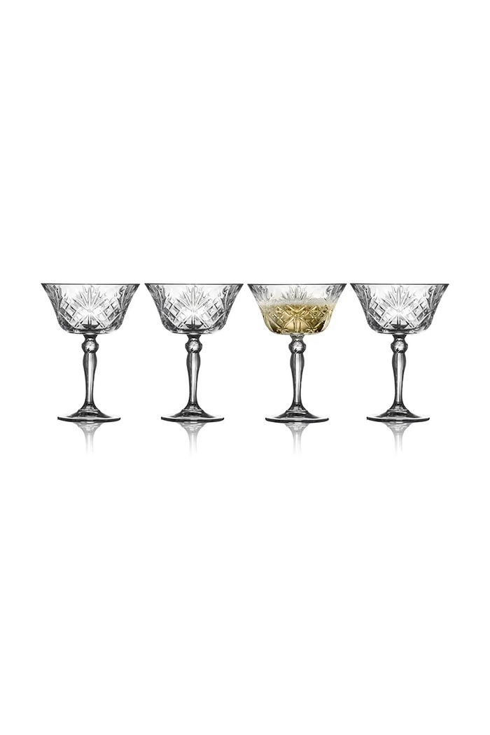 Komplet kozarcev za šampanjec Lyngby Melodia 260 ml 4-pack transparentna 33655