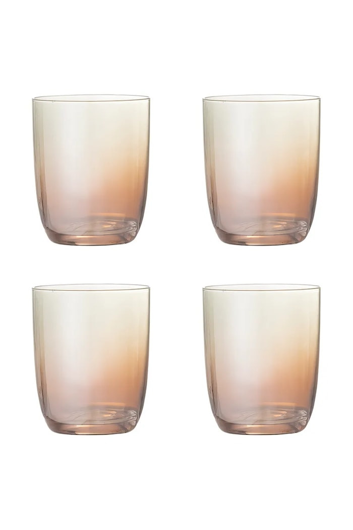 Bloomingville set de pahare Aston 375 ml 4-pack maro 82072594