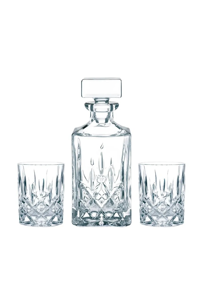 Dekanter za viski s kozarci Nachtmann Noblesse Whisky 700 ml 3-pack transparentna 91899